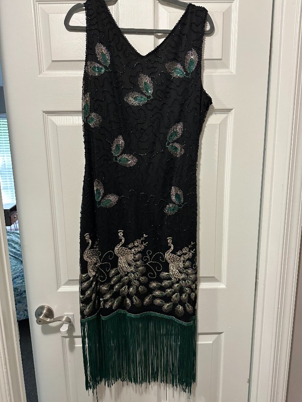 Peacock Design Costume Flapper Dress